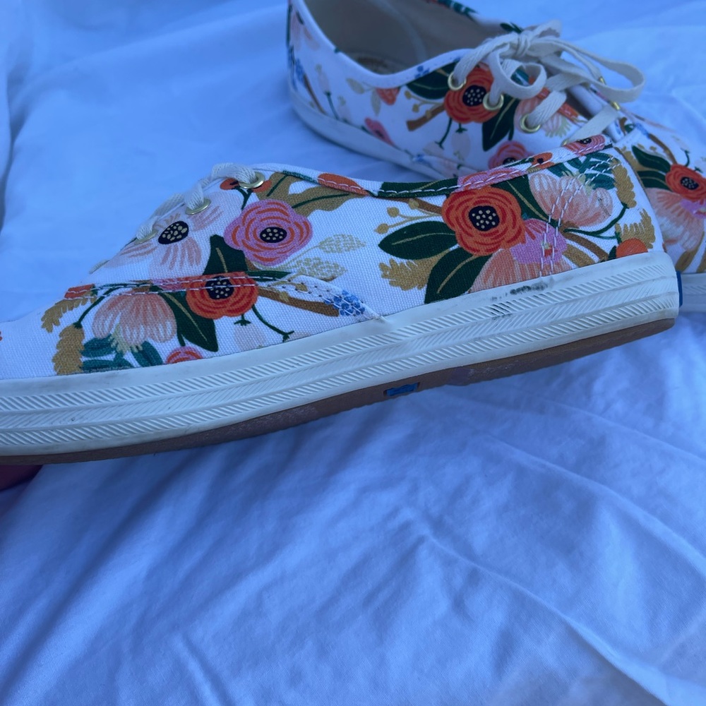 Keds x Rifle Paper Co Champion Sneakers Size 7.5 Womens - Picture 4 of 7